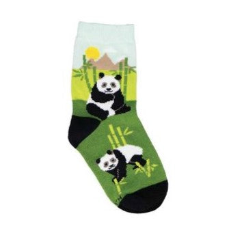 Happy Panda- kids crew socks (2-4 anos)
