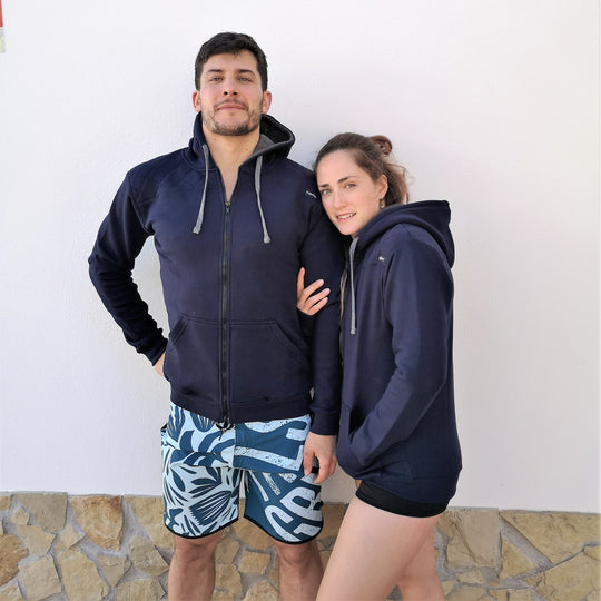 Royal Navy - Unisex zip-up hoodie | Royal Navy - Unisex Zip-Up hoodie