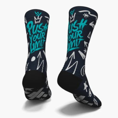 Push your limits - black - Unisex Socks