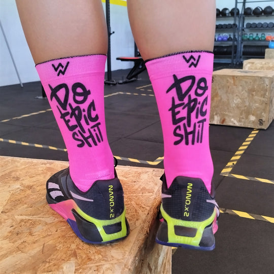 Do Epic Shit - Pink - Women's Socks