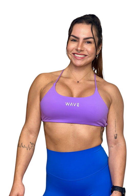 WAVE Open Ocean Sport Bra - Purple