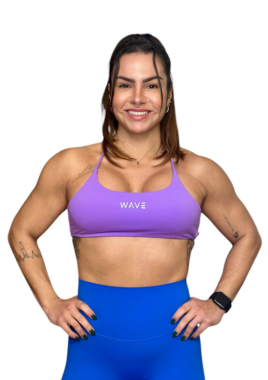 WAVE Open Ocean Sport Bra - Purple