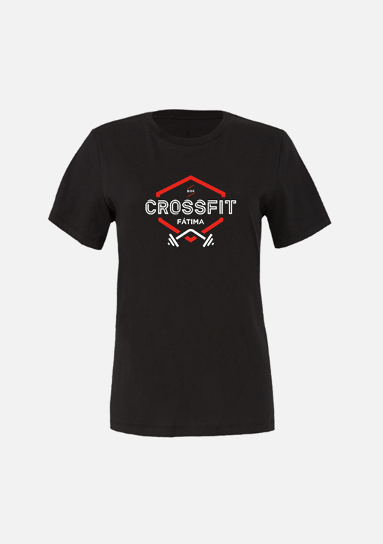 T-SHIRT CrossFit Fátima - Black / Grey / Teal