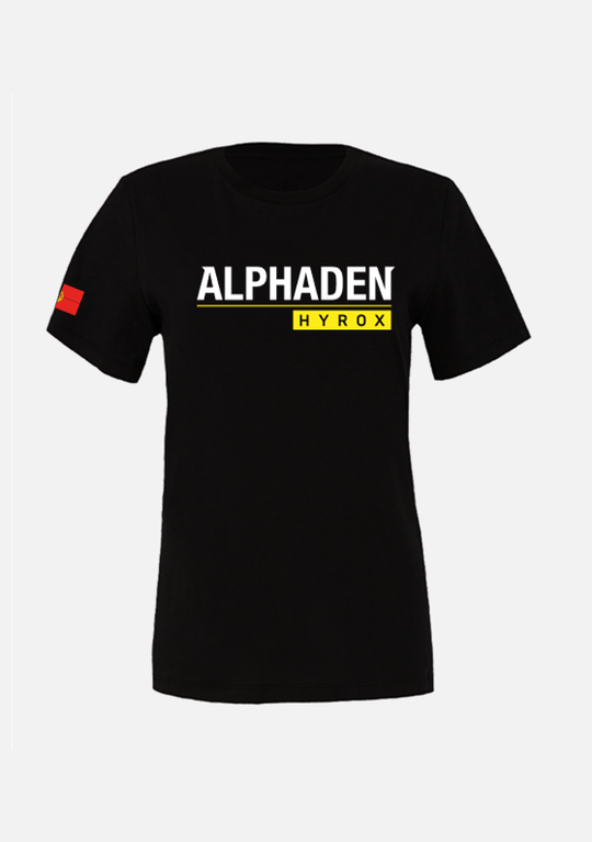 T-SHIRT CrossFit Alphaden Hyrox - Black