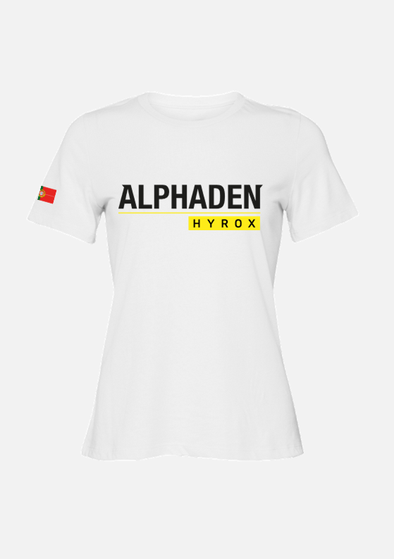 T-SHIRT CrossFit Alphaden Hyrox - White