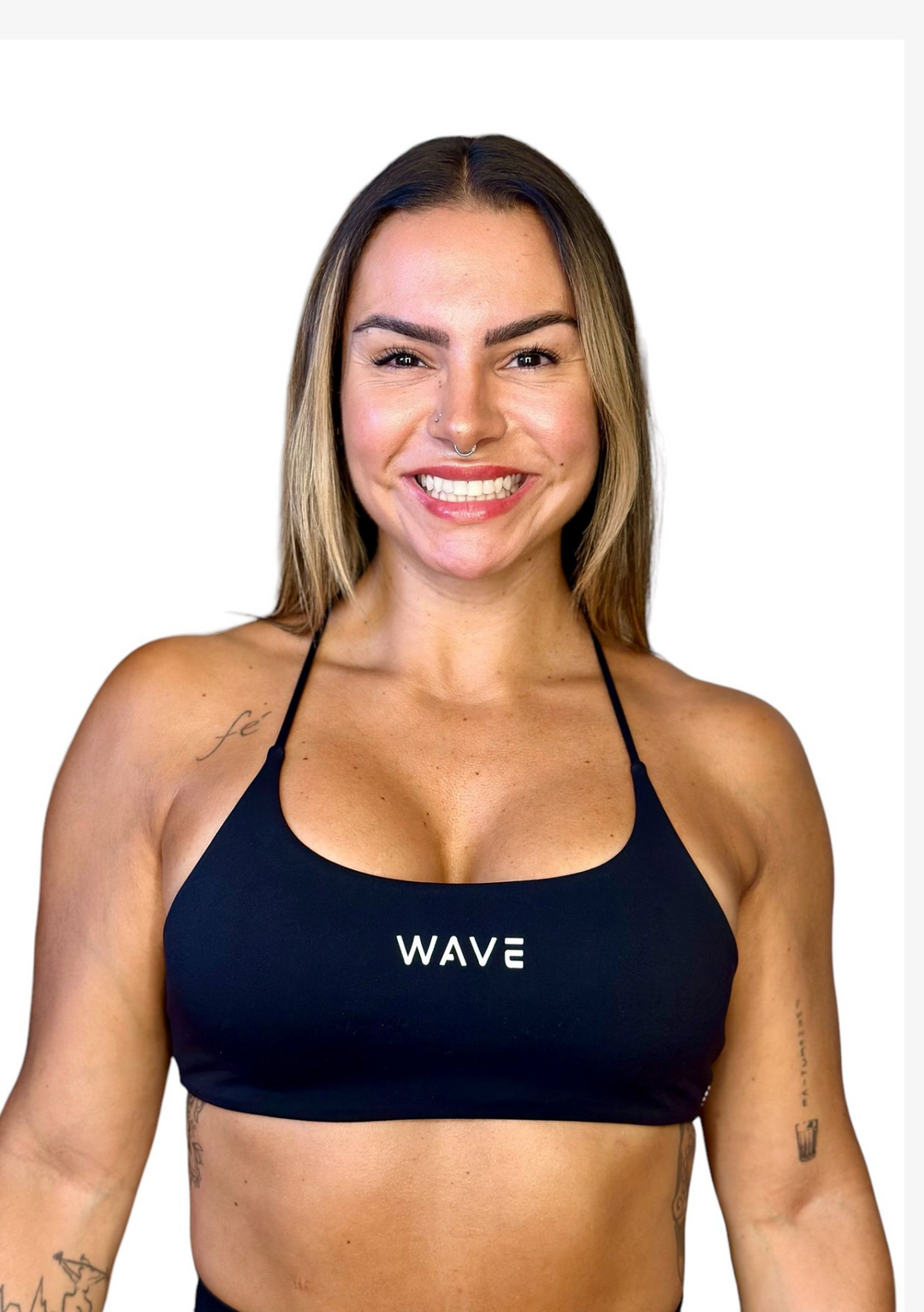 WAVE Open Ocean Sport Bra - Black