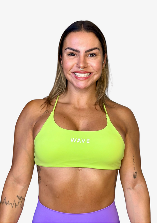 WAVE Open Ocean Sport Bra - Lima