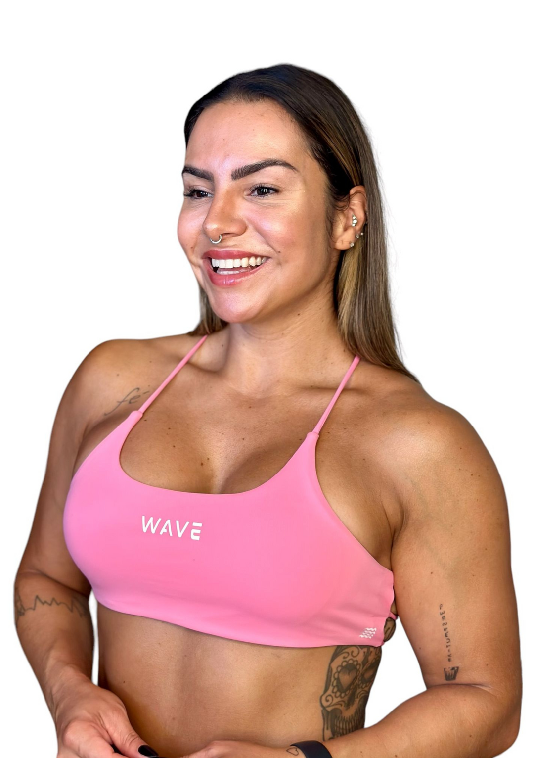 WAVE Open Ocean Sport Bra - Pink