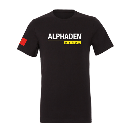 Camiseta CrossFit Alphaden - Hyrox - Negro | CrossFit Alphaden - Camiseta Hyrox - Negro