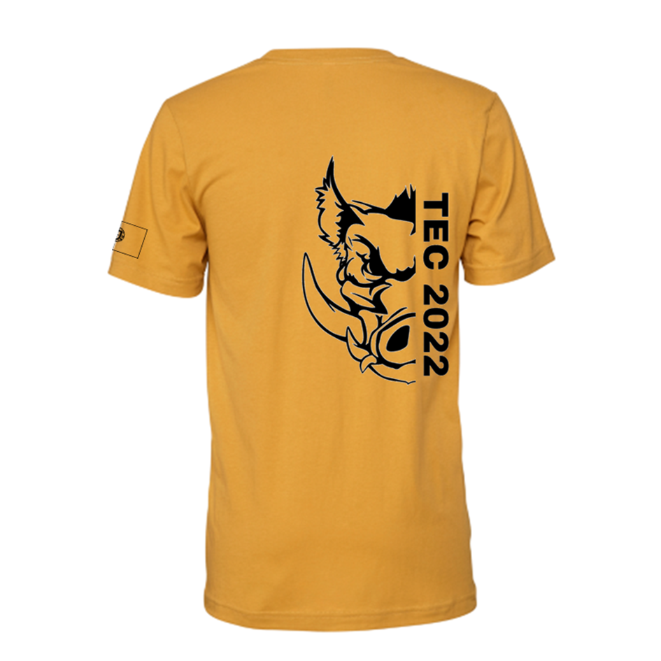 T-Shirt Boarland CrossFit Edição Limitada TEC 2022- Mustard Yellow | Boarland CrossFit T-Shirt Limited edition TEC 2022 - Mustard Yellow