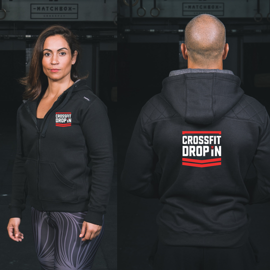 Chaquetas unisex - CrossFit Drop In | Sudaderas unisex con cremallera completa - CrossFit Drop In