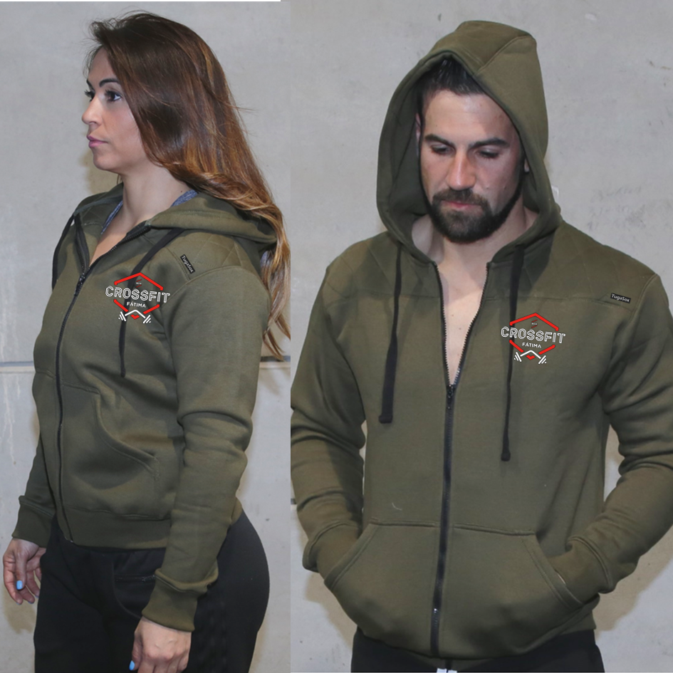 Chaquetas Unisex - CrossFit Fátima | Sudaderas unisex con cremallera completa - CrossFit Fátima