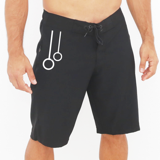 Pantalón corto de hombre - Negro - Cross Arade | Shorts personalizados para hombre - Cross Arade - Negro