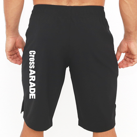 Pantalón corto de hombre - Negro - Cross Arade | Shorts personalizados para hombre - Cross Arade - Negro