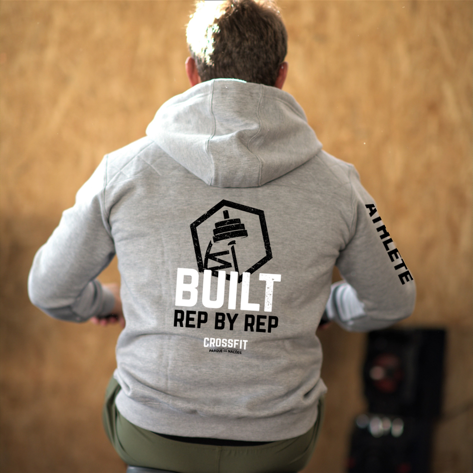 Unisex Jackets - L. Grey CrossFit Parque das Nações | Unisex Full zipper hoodies - CrossFit PDN