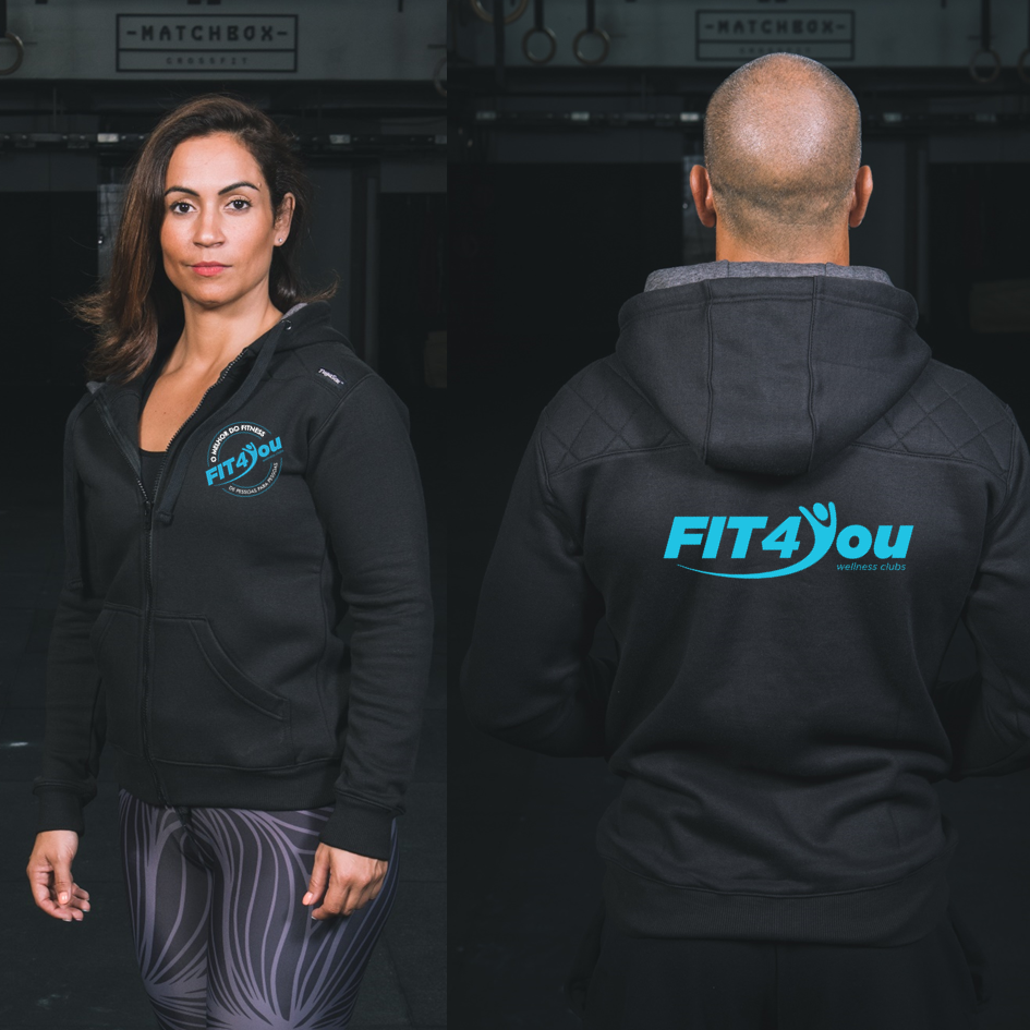 Casacos Unisexo - Fit4You | Unisex Full zipper hoodies - Fit4You