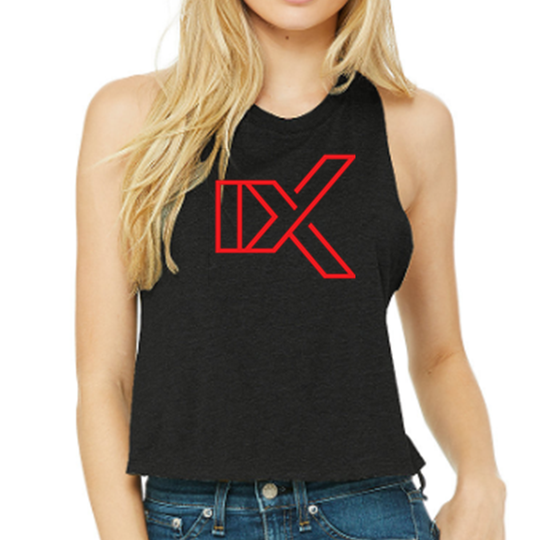 Racerback Crop Tank - CrossFit Niner | Ladies Crop Tanks - CrossFit Niner