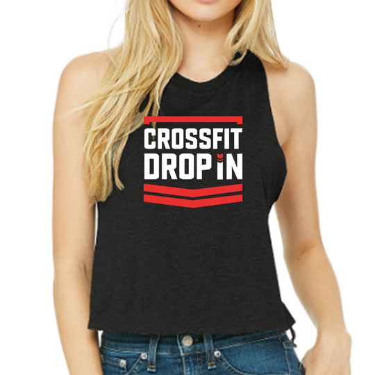 Camiseta sin mangas corta con espalda cruzada - CrossFit DropIn | Camisetas sin mangas cortas para mujer - CrossFit Dropin