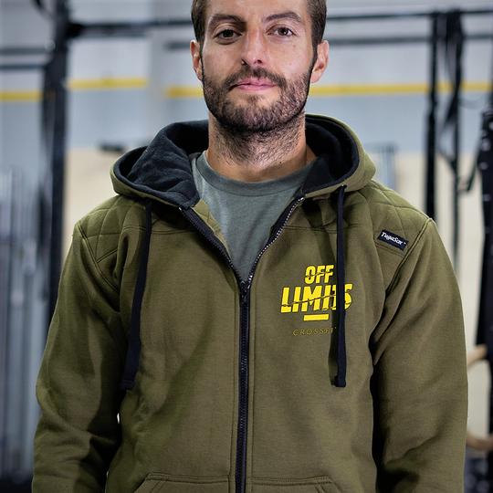 Chaquetas unisex - Cyclone - Off Limits CrossFit | Sudaderas con capucha unisex con cremallera- Cyclone - Off Limits CrossFit