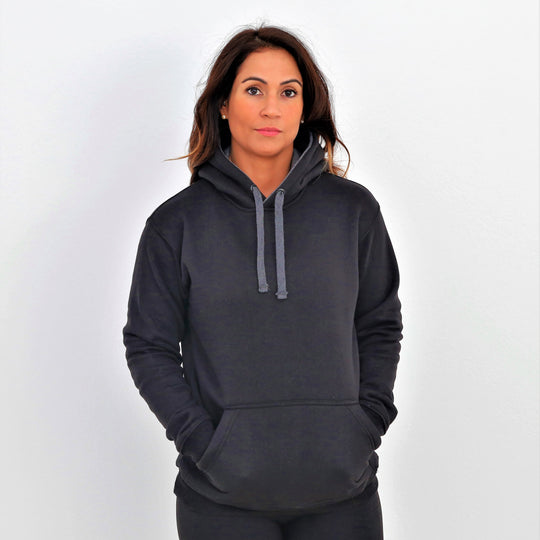 HOODIE Unissexo Jet Black