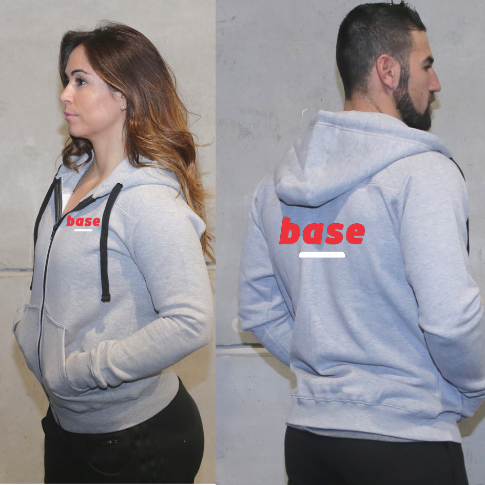 Abrigos Unisex - Base | Sudaderas unisex con cremallera completa - Base