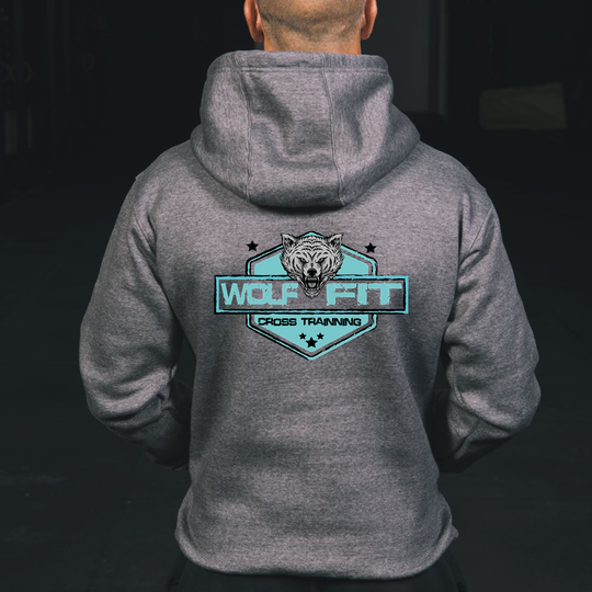 Gray Wolf Fit Unisex Pullover Hoodie | Unisex Pullover Hoodie Gray - Wolf Fit