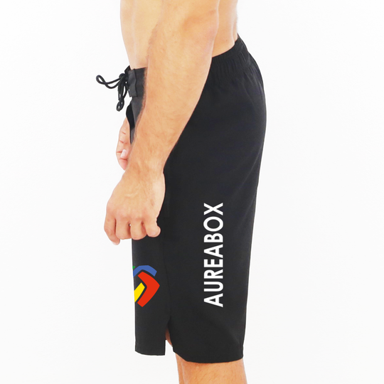 AUREABOX Shorts - Black (Rebel) | Customized Men Shorts - AUREABOX