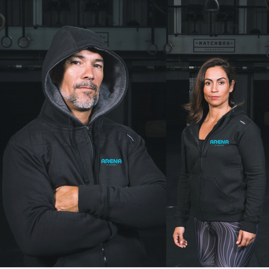 Chaquetas Carbono Unisex - CrossFit Arena (Braga) | Sudaderas con capucha Carbon Unisex con cremallera- CrossFit Arena (Braga)