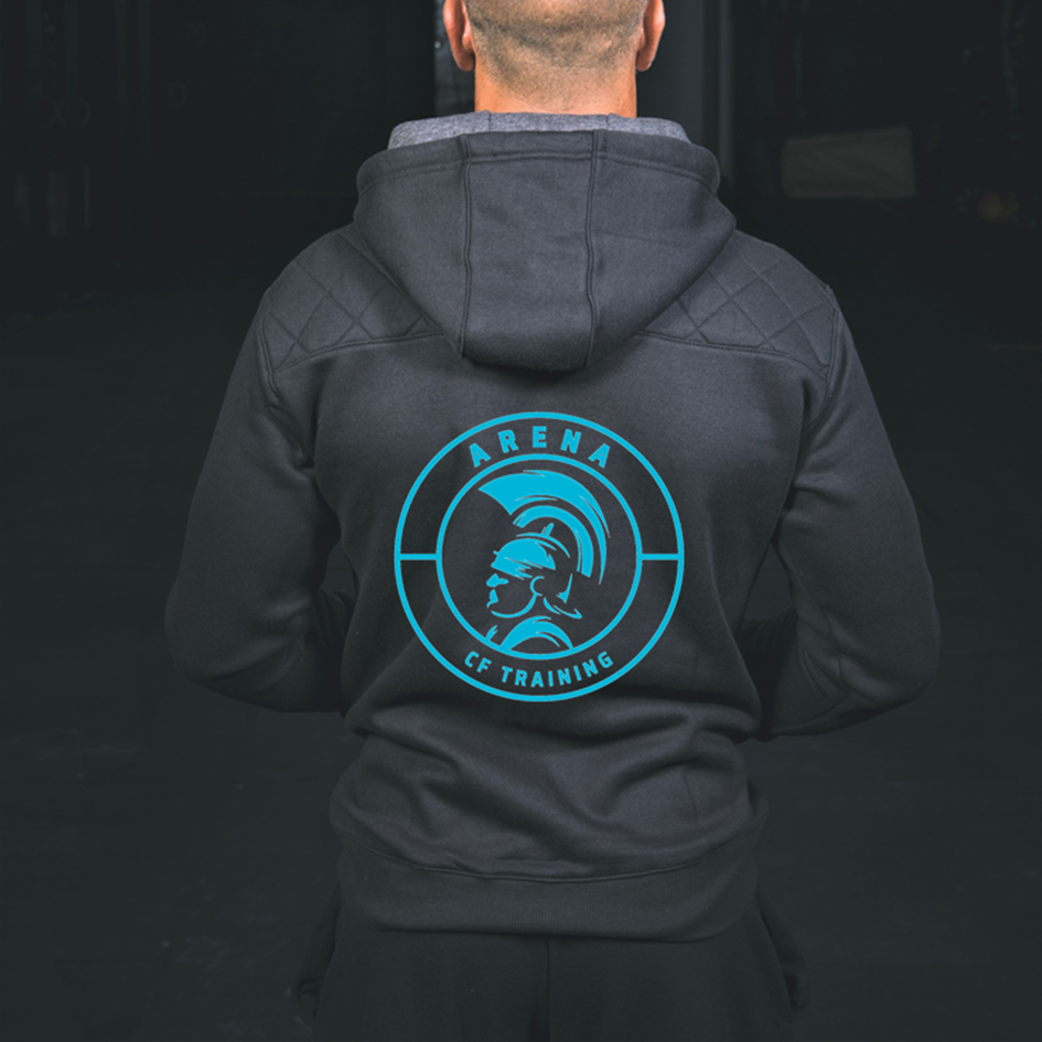 Chaquetas Carbono Unisex - CrossFit Arena (Braga) | Sudaderas con capucha Carbon Unisex con cremallera- CrossFit Arena (Braga)