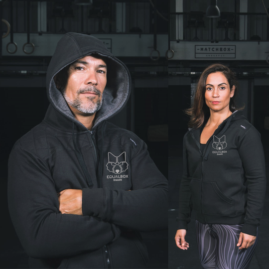 Casacos Unissexo Carbon- Equal Box CrossFit | Carbon Unisex Zip-Up hoodies-Equal Box CrossFit