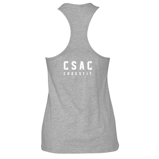 Top Tank CSAC CrossFit - Black & Grey  | CSAC CrossFit Racerback Tank - Black & Grey