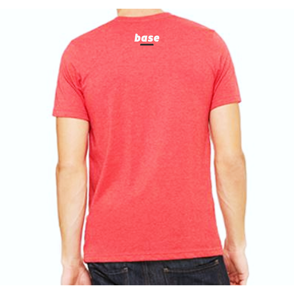 Box Base Men's T-Shirt - Red | Box Base Men T-Shirt - Red