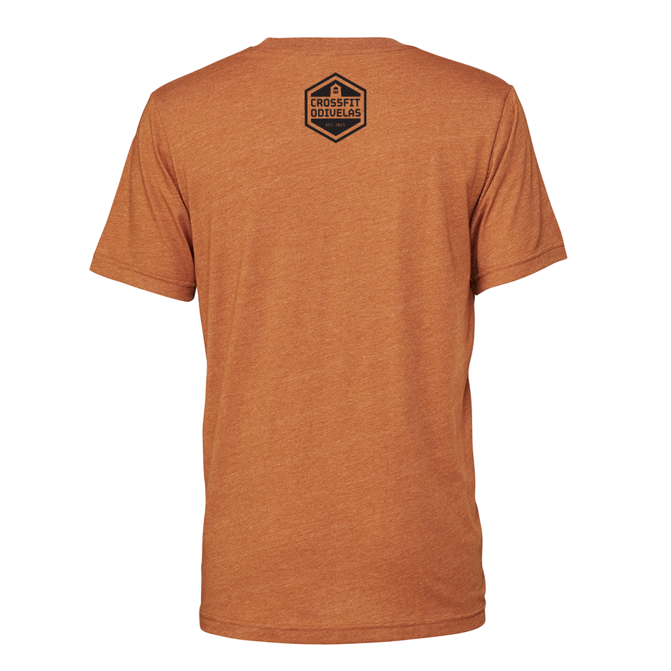 CrossFit Odivelas T-Shirt - 2021 Edition Brick Orange | CrossFit Odivelas Men T-Shirt - 2021 Edition Brick Orange