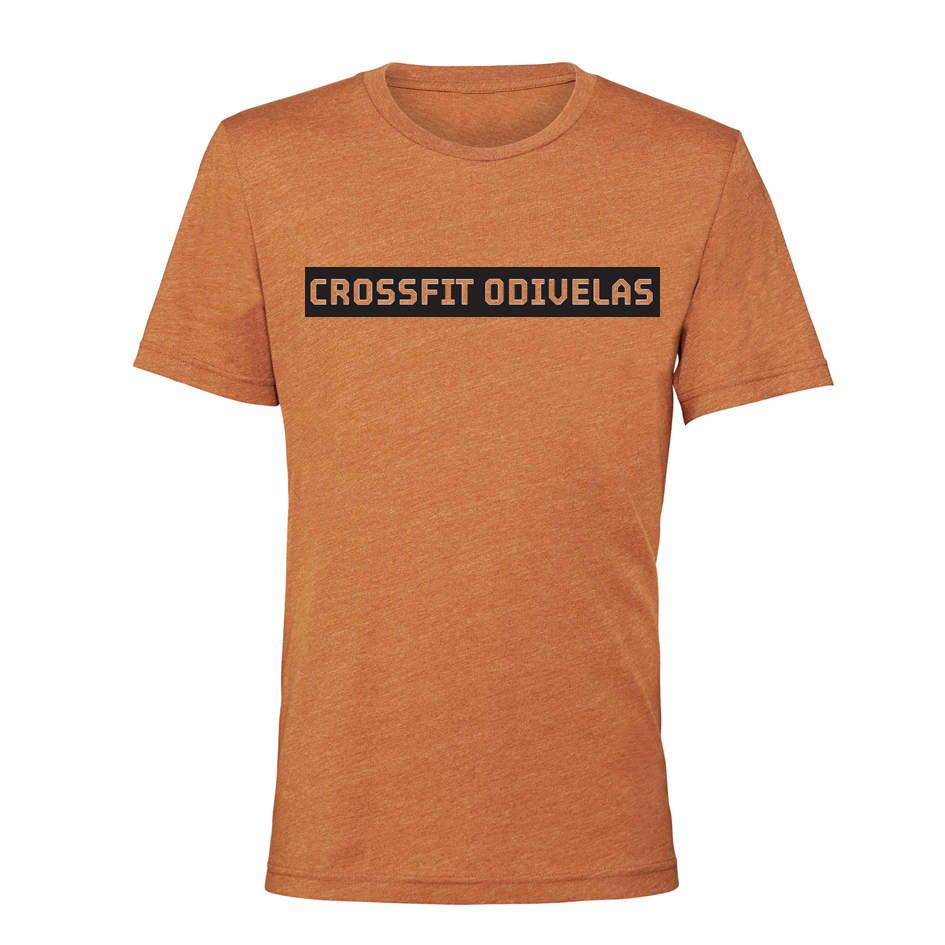 CrossFit Odivelas T-Shirt - 2021 Edition Brick Orange | CrossFit Odivelas Men T-Shirt - 2021 Edition Brick Orange