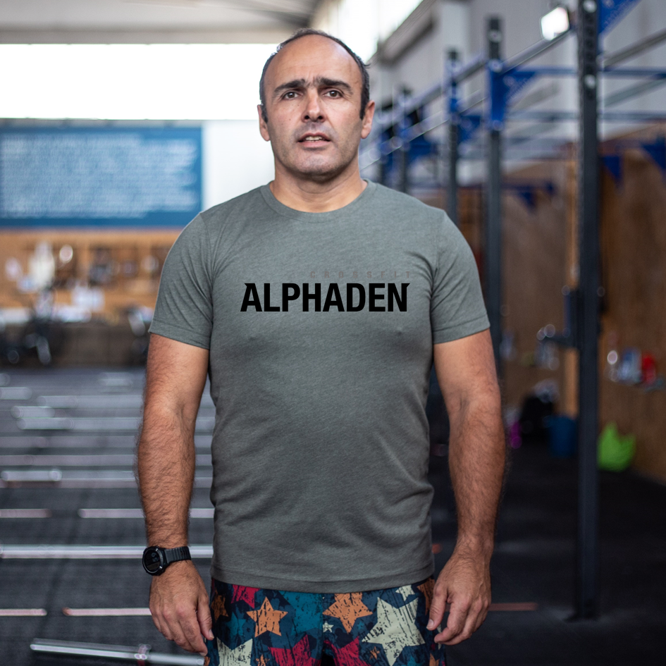 Camiseta CrossFit Alphaden - Verde oliva | Camiseta CrossFit Alphaden Hombre - Verde Oliva