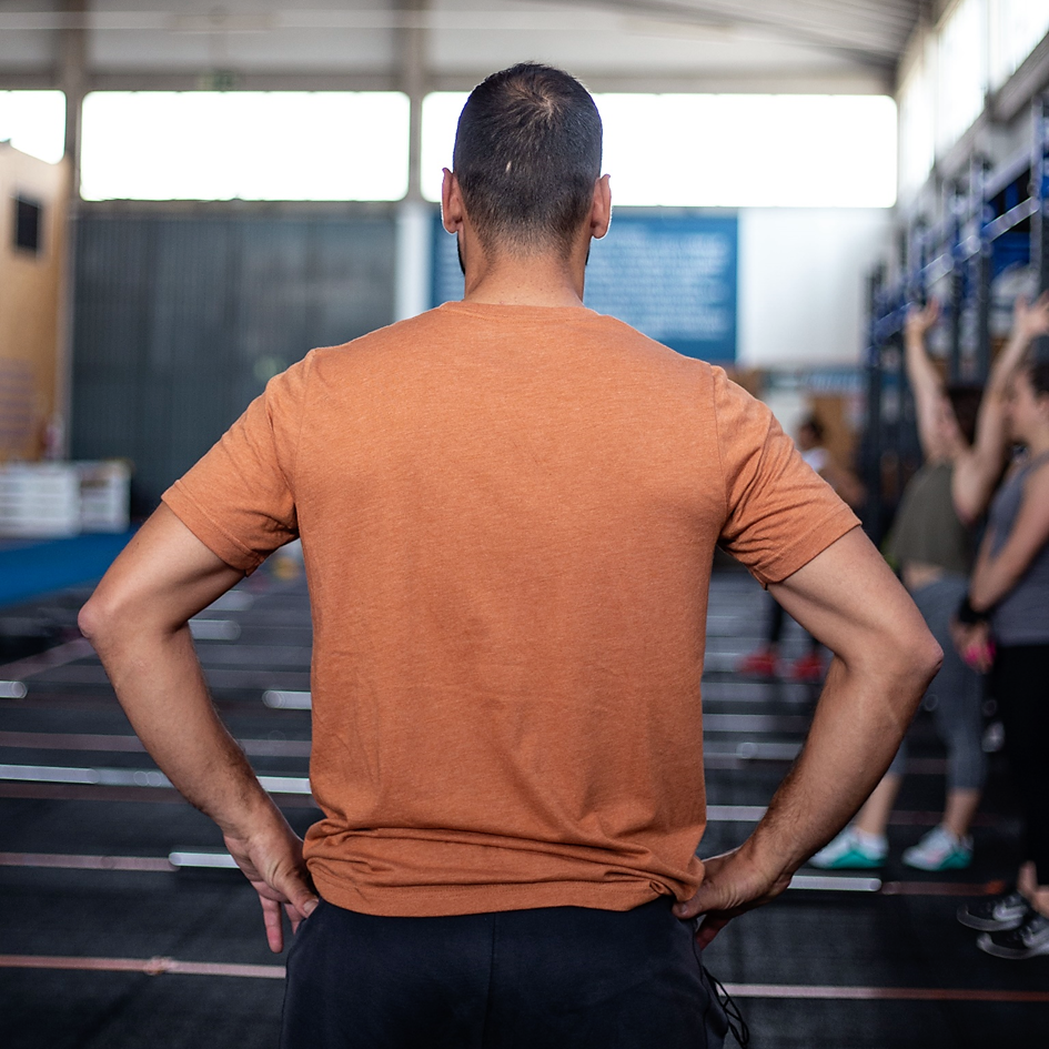 CrossFit Alphaden T-Shirt - Brick Orange | CrossFit Alphaden Men T-Shirt - Brick Orange