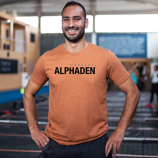 CrossFit Alphaden T-Shirt - Brick Orange | CrossFit Alphaden Men T-Shirt - Brick Orange