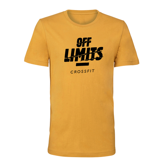 Camiseta Off Limits CrossFi - Mostaza | Camiseta Off Limits CrossFit Hombre - Mostaza