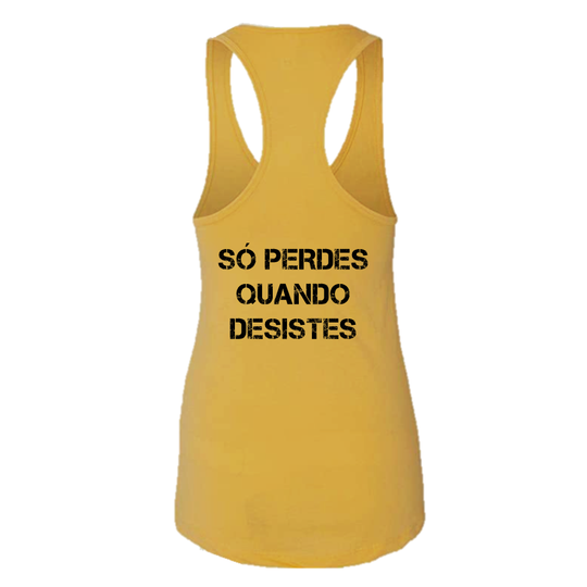 Top Tank CF Montijo - Edição 2021 Mostarda  | CF Montijo Racerback Tank - 2021 Edition - Mustard