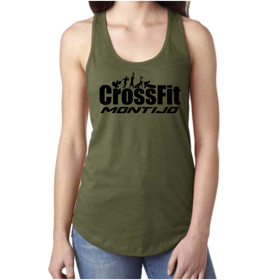 Top Tank CF Montijo - Edição 2021 Verde Militar  | CF Montijo Racerback Tank - 2021 Edition - Army Green