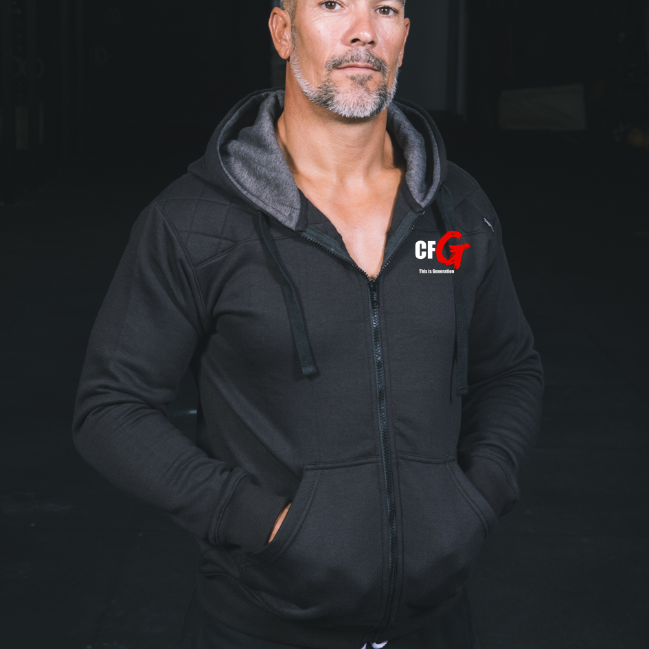 Chaquetas unisex - CrossFit G | Sudaderas unisex con cremallera completa - CrossFit G