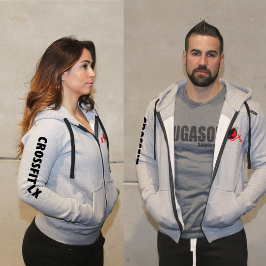 Unisex Jackets - L. Gray CrossFit LX | Unisex Full zipper hoodies - L. Gray - CrossFit LX