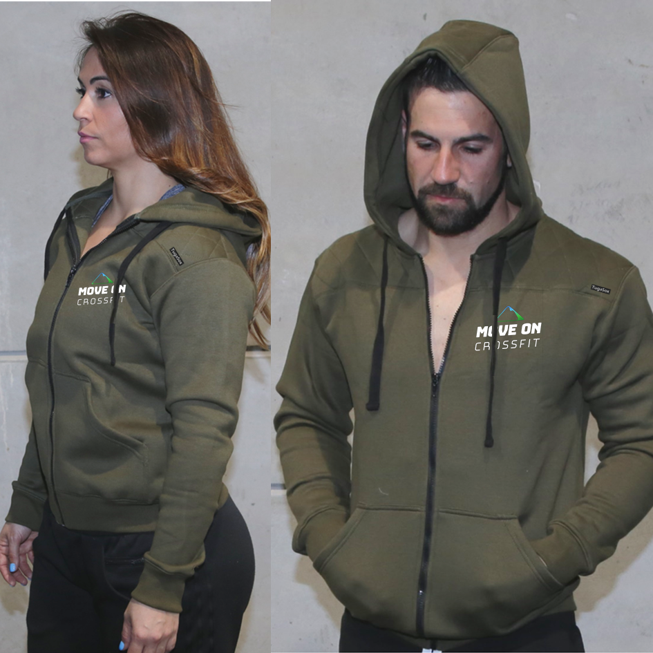 Unisex Jackets - Move On CrossFit | Unisex Full zipper hoodies - Move On CrossFit