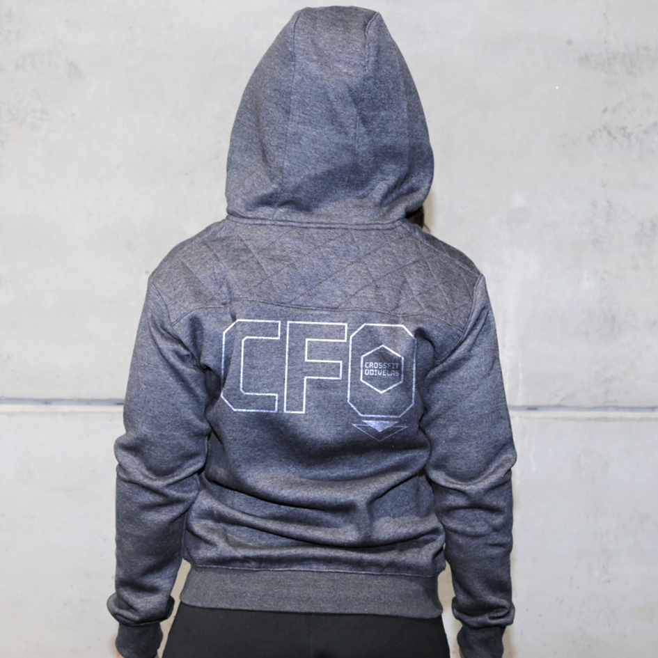 Chaquetas unisex - D. Gris - CrossFit Odivelas | Sudaderas con capucha unisex con cremallera- D. Gris -CrossFit Odivelas