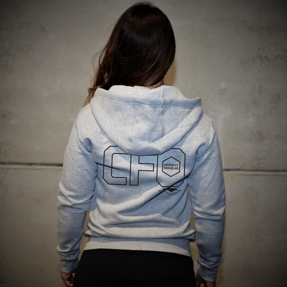 Chaquetas unisex - L. Gris - CrossFit Odivelas | Sudaderas con capucha unisex con cremallera- L. Gris -CrossFit Odivelas