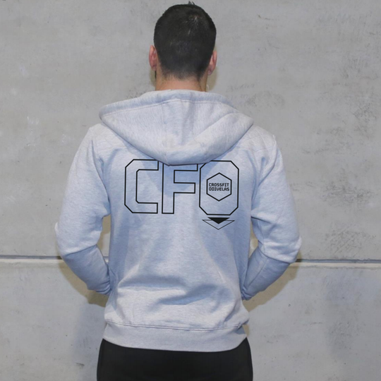 Unisex Jackets - L. Grey - CrossFit Odivelas | Unisex Zip-Up hoodies- L. Grey -CrossFit Odivelas