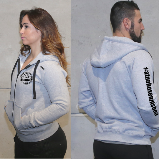 Unisex Zip-Up Hoodies - Gray - XXI CrossFit | Unisex Zip-Up hoodies- Grey- XXI CrossFit