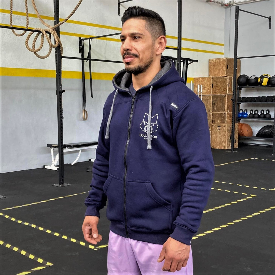 Casacos Unissexo Royal Navy - Equal Box CrossFit | Royal Navy Unisex Zip-Up hoodies-Equal Box CrossFit