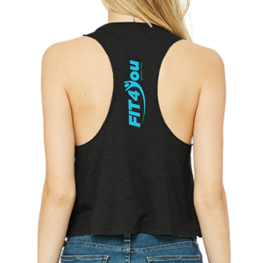 Racerback Crop Tank - Fit4You | Ladies Crop Tanks - Fit4You