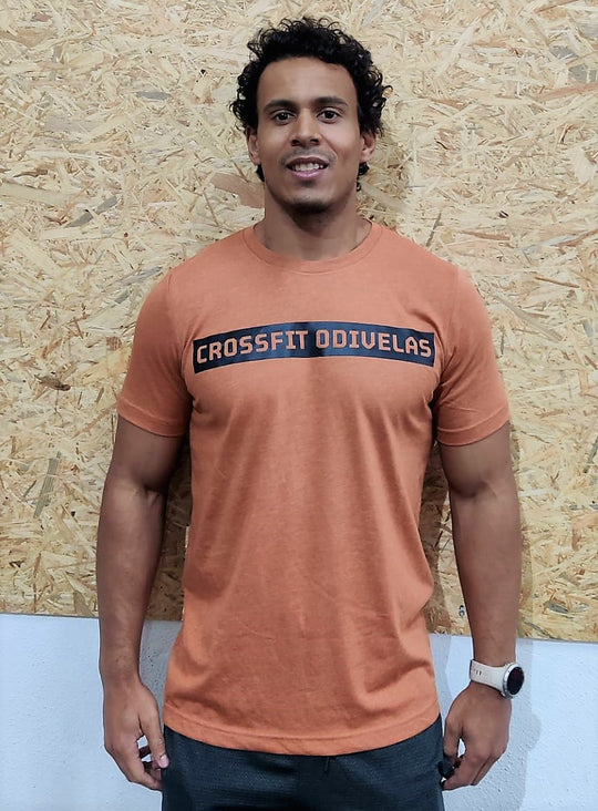 CrossFit Odivelas T-Shirt - 2021 Edition Brick Orange | CrossFit Odivelas Men T-Shirt - 2021 Edition Brick Orange